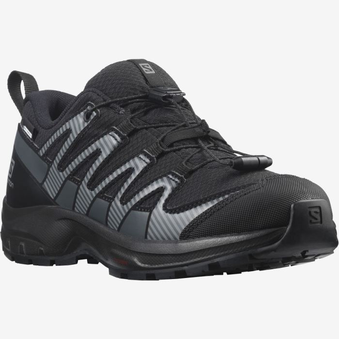 Salomon XA PRO V8 CLIMASALOMON™ WATERPROOF Dječje Cipele Za Planinarenje Crne Crne | PpIlbWgy