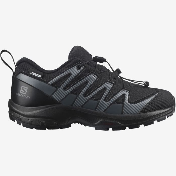 Salomon XA PRO V8 CLIMASALOMON™ WATERPROOF Dječje Cipele Za Planinarenje Crne Crne | PpIlbWgy