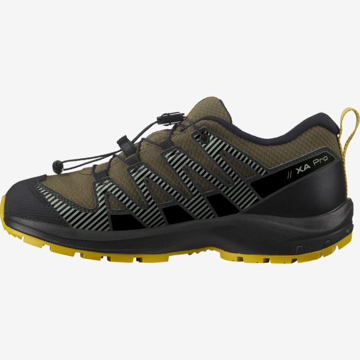 Salomon XA PRO V8 CLIMASALOMON™ WATERPROOF Dječje Cipele Za Planinarenje Maslinasto Zelene Crne | QilhzKrj