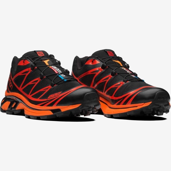 Salomon XT-6 Muške Patike Crne Narančaste | OakU5K73