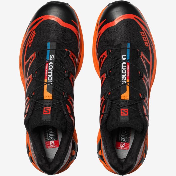 Salomon XT-6 Muške Patike Crne Narančaste | OakU5K73