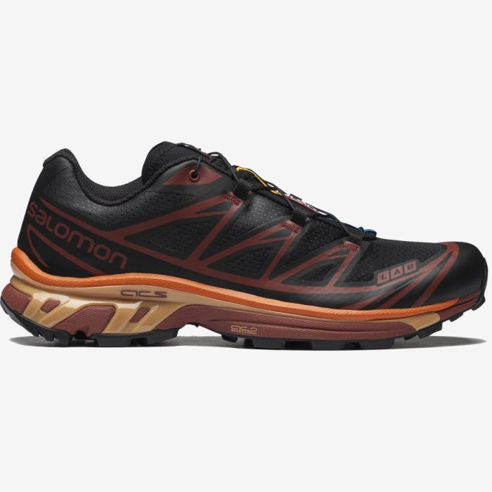 Salomon XT-6 Muške Patike Crne Čokoladne Ljubičaste Narančaste | nc8rdN1o