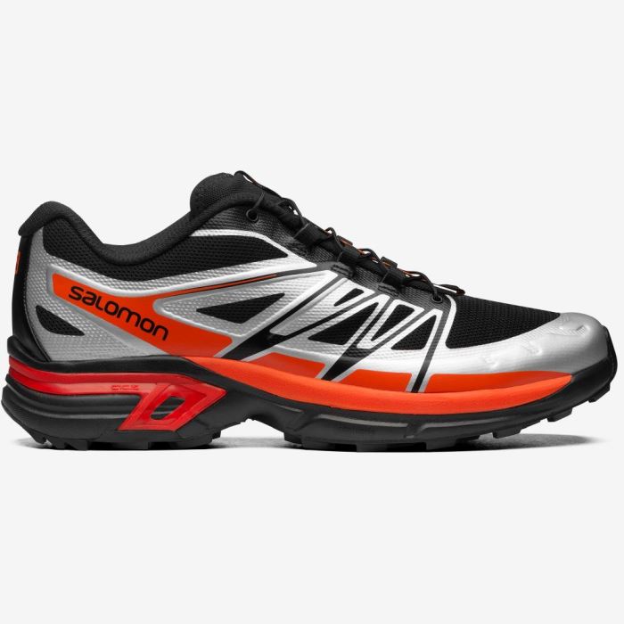 Salomon XT-WINGS 2 Ženske Patike Crne Srebrne Narančaste | HlkwSpFe