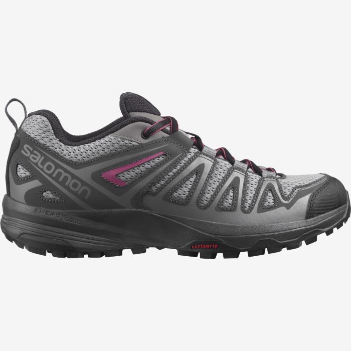 Salomon X CREST Ženske Cipele Za Planinarenje Alloy / Ebony / Malaga | 7P810Sod