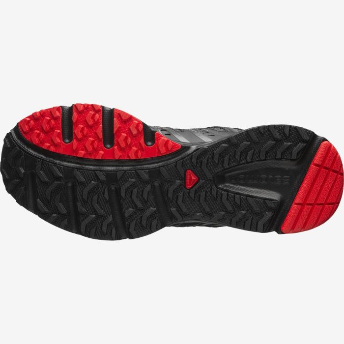 Salomon X-MISSION 3 Muške Patike Crne Srebrne Crvene | HOQsr7Ru