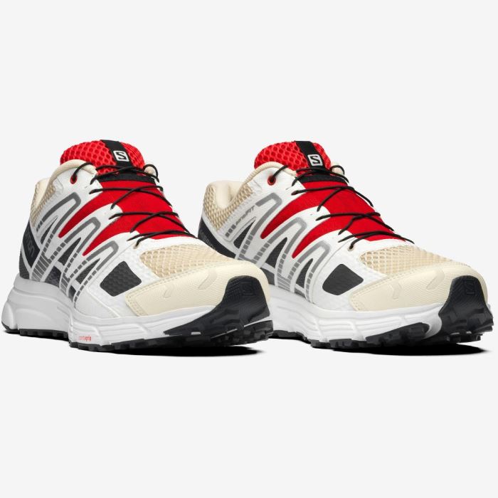 Salomon X-MISSION 4 Muške Patike Vanilla Ice / Ebony / Goji Berry | K49FkQou