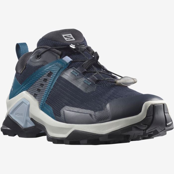 Salomon X RAISE 2 GORE-TEX Ženske Cipele Za Planinarenje Plave Plave | tnbeNXrA