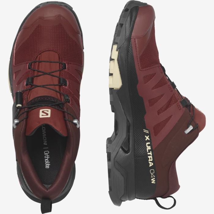 Salomon X ULTRA 4 GORE-TEX Ženske Cipele Za Planinarenje Smeđe Crne | LsxNe0JK