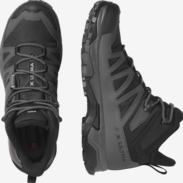 Salomon X ULTRA 4 MID GORE-TEX Muške Cipele Za Planinarenje Crne Plave | 0Z7HSoDx