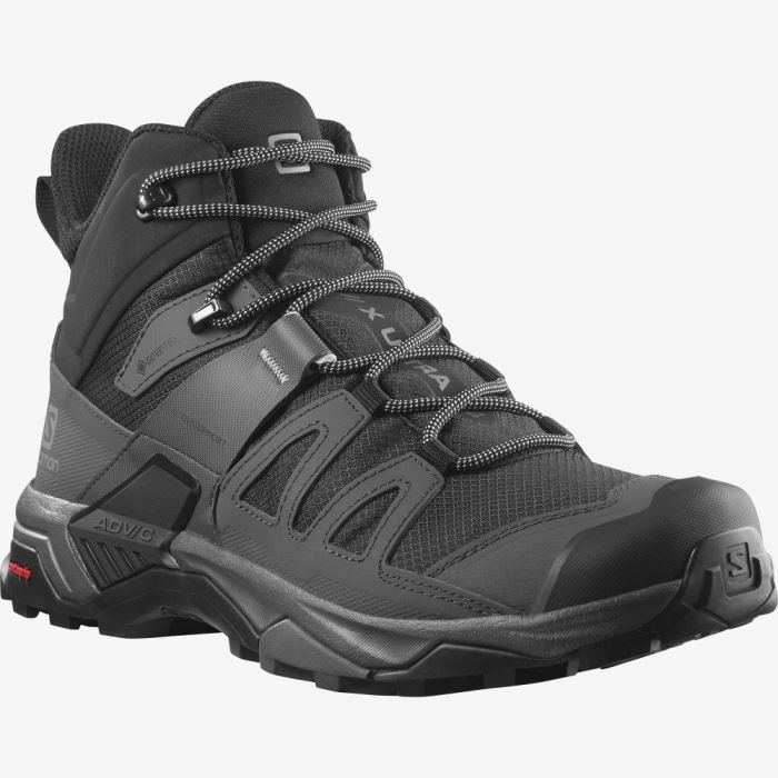 Salomon X ULTRA 4 MID GORE-TEX Muške Cipele Za Planinarenje Crne Plave | 0Z7HSoDx