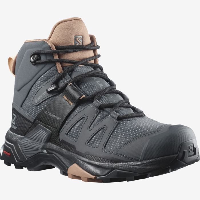 Salomon X ULTRA 4 MID GORE-TEX Ženske Cipele Za Planinarenje Krem | NToIuxle