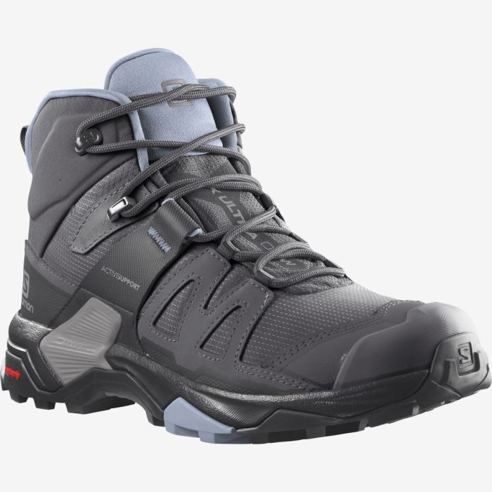 Salomon X ULTRA 4 MID GORE-TEX Ženske Cipele Za Planinarenje Crne Plave | T9qe3GNu