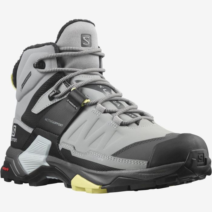 Salomon X ULTRA 4 MID WINTER THINSULATE™ CLIMASALOMON™ WATERPROOF Ženske Cipele Za Hodanje Crne | mcy5rFSj