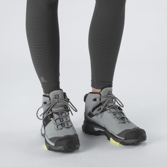 Salomon X ULTRA 4 MID WINTER THINSULATE™ CLIMASALOMON™ WATERPROOF Ženske Cipele Za Hodanje Crne | mcy5rFSj