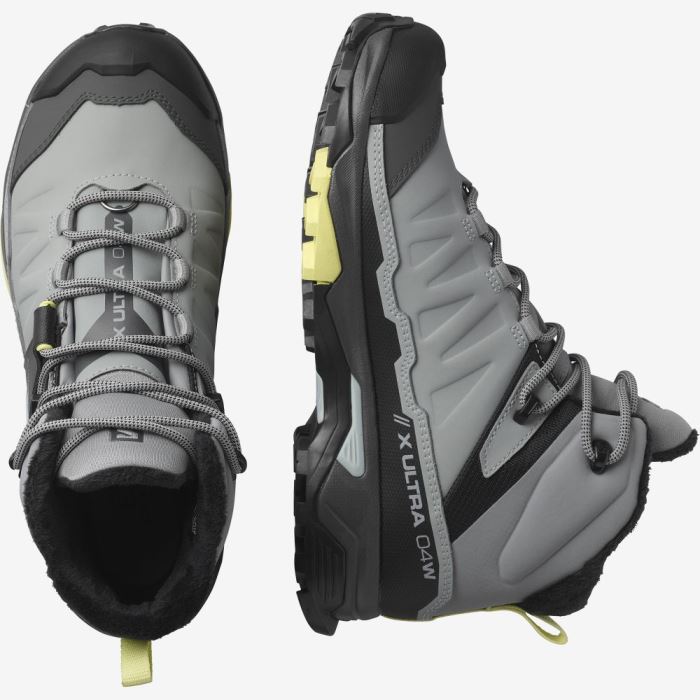 Salomon X ULTRA 4 MID WINTER THINSULATE™ CLIMASALOMON™ WATERPROOF Ženske Cipele Za Hodanje Crne | mcy5rFSj