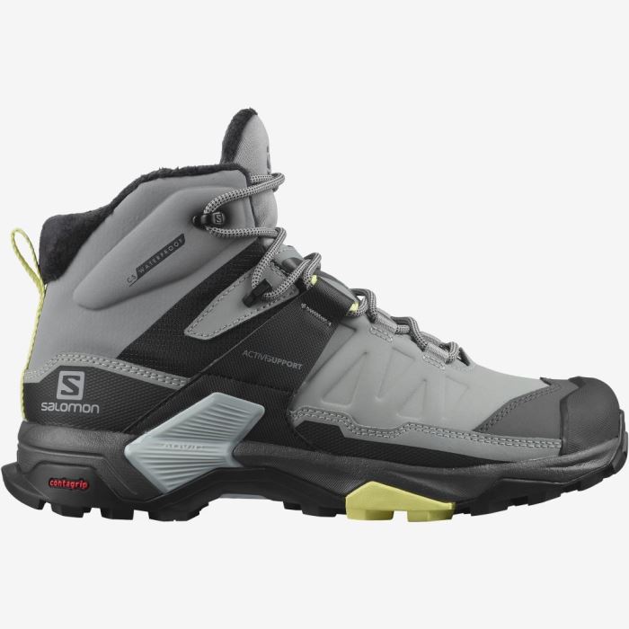 Salomon X ULTRA 4 MID WINTER THINSULATE™ CLIMASALOMON™ WATERPROOF Ženske Cipele Za Hodanje Crne | mcy5rFSj