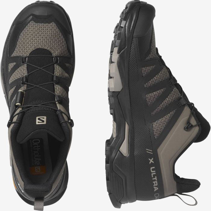 Salomon X ULTRA 4 Muške Cipele Za Planinarenje Crne Kaki Boja | yPTEjXuS