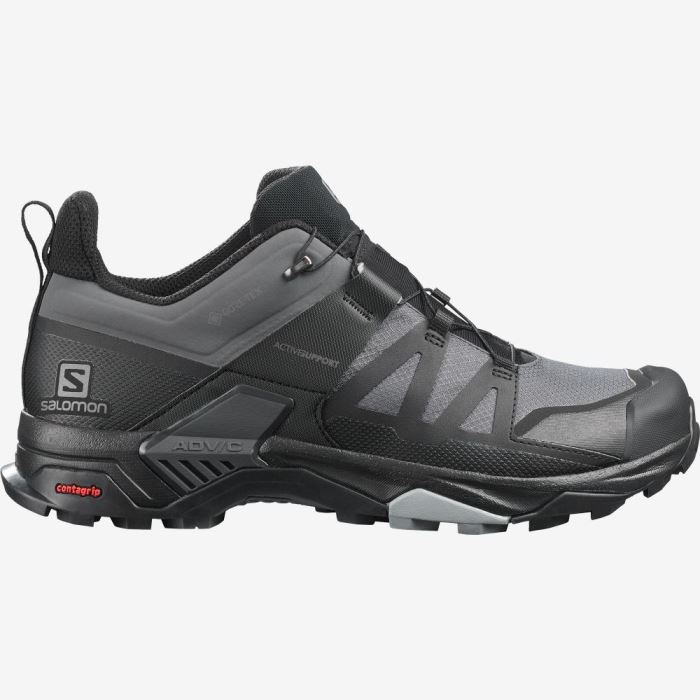 Salomon X ULTRA 4 WIDE GORE-TEX Muške Cipele Za Planinarenje Crne | l1kDj40P