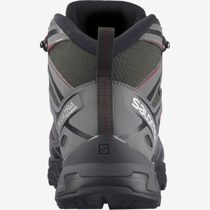 Salomon X ULTRA PIONEER MID CLIMASALOMON™ WATERPROOF Muške Cipele Za Planinarenje Crvene | Fl7MQ1SW