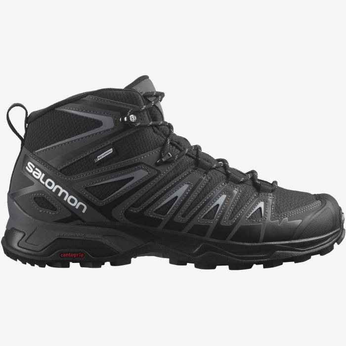 Salomon X ULTRA PIONEER MID CLIMASALOMON™ WATERPROOF Muške Cipele Za Planinarenje Crne | wJwO5Wup