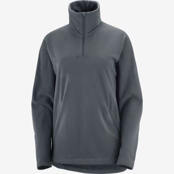 Salomon ESSENTIAL COSY FLEECE Ženske Midlayers Ebony | 9w0YZw3i