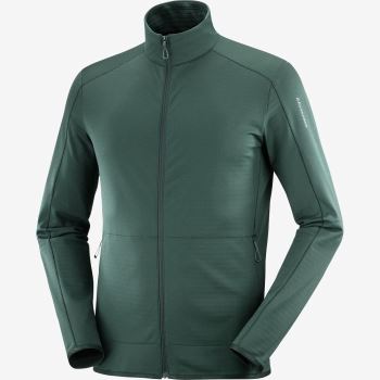 Salomon ESSENTIAL LIGHTWARM Muške Midlayers Tamno Zelene | 0CjyGy9k