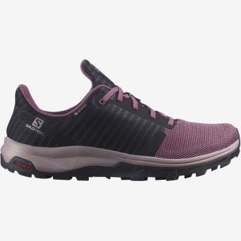 Salomon OUTBOUND PRISM GORE-TEX Ženske Cipele Za Planinarenje Crne | 1rnUBYHP