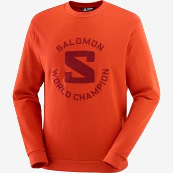 Salomon OUTLIFE LOGO SUMMER Muške Midlayers Narančaste | z2E9Zu0y