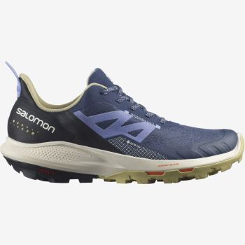 Salomon OUTPULSE GORE-TEX Ženske Cipele Za Planinarenje Indigo Zelene | 1HRRtjUj