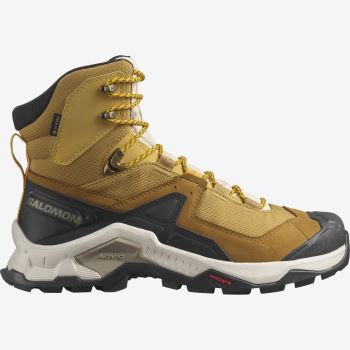 Salomon QUEST ELEMENT GORE-TEX Muške Cipele Za Planinarenje Cumin / Bleached Sand / Saffron | KUuxjPZB