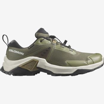 Salomon X RAISE 2 GORE-TEX Muške Cipele Za Planinarenje Tamno Zelene | 7LGX2XZj