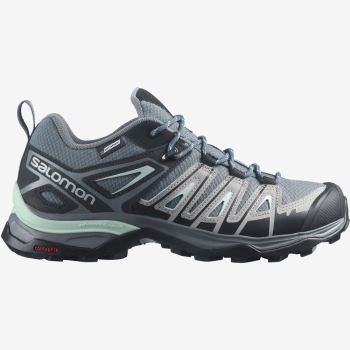 Salomon X ULTRA PIONEER CLIMASALOMON™ WATERPROOF Ženske Cipele Za Planinarenje Stormy Weather / Alloy / Yucca | Y0271zk0