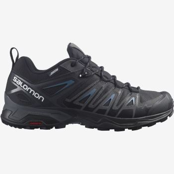 Salomon X ULTRA PIONEER CLIMASALOMON™ WATERPROOF Muške Cipele Za Planinarenje Crne Plave Sive | x3oHG6XA